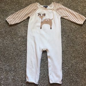 Baby boy sweater romper